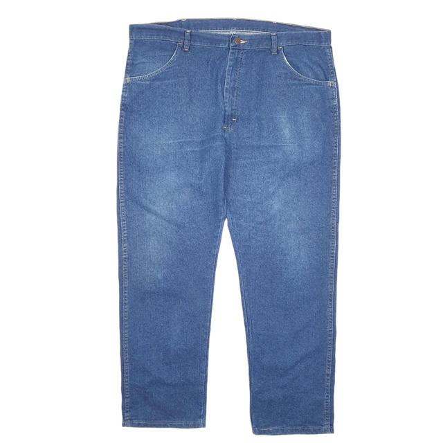 Wrangler Men's Straight leg Jeans - Blue - 40" on Productcaster.