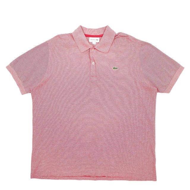 Lacoste Men's Polo shirt - White/Red - XL on Productcaster.