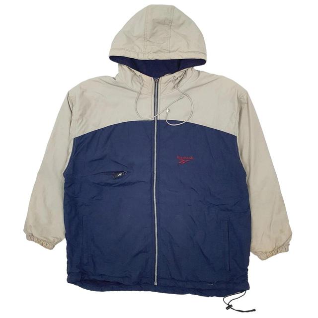 Reebok Men's Nylon Coat - Navy - XL on Productcaster.