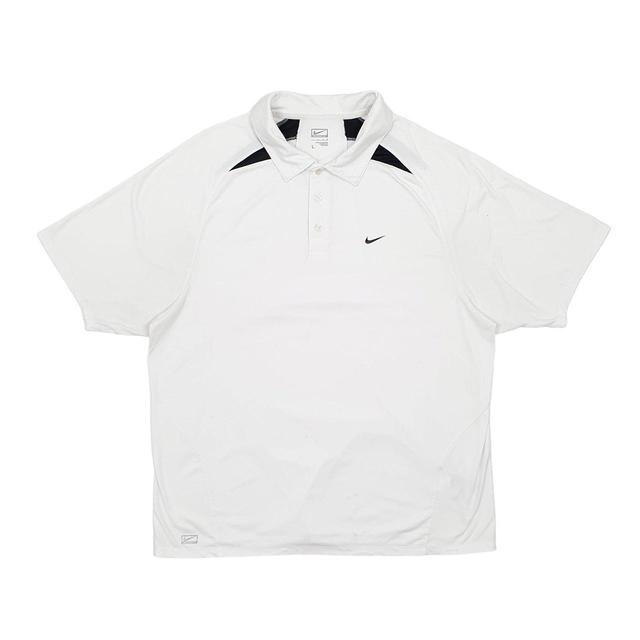 Nike Men's Polo shirt - Black/White - XL on Productcaster.