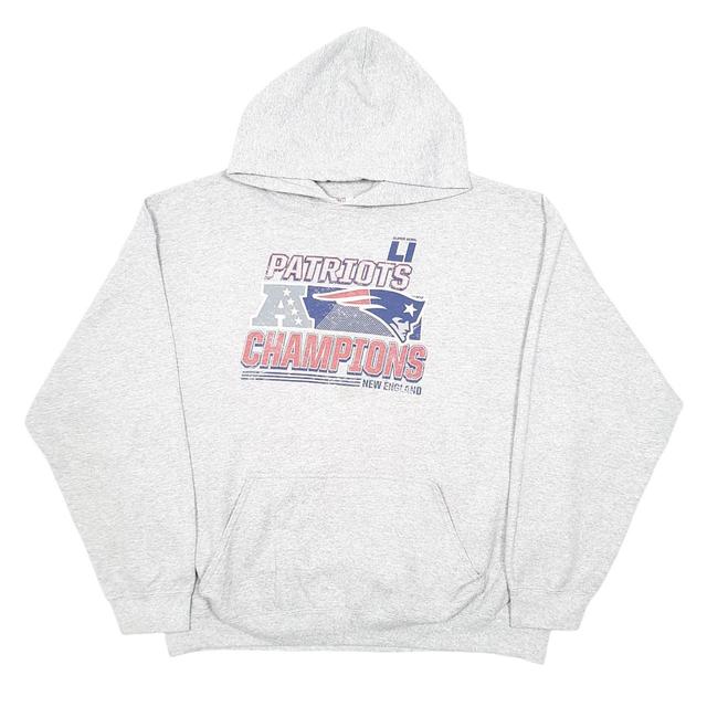 NFL Men's Hoodie - Grey - XXL on Productcaster.