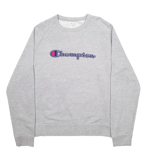 Champion Men's Jumper - Grey - L on Productcaster.