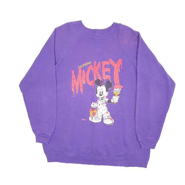 Disney Men's Jumper - Purple - L on Productcaster.