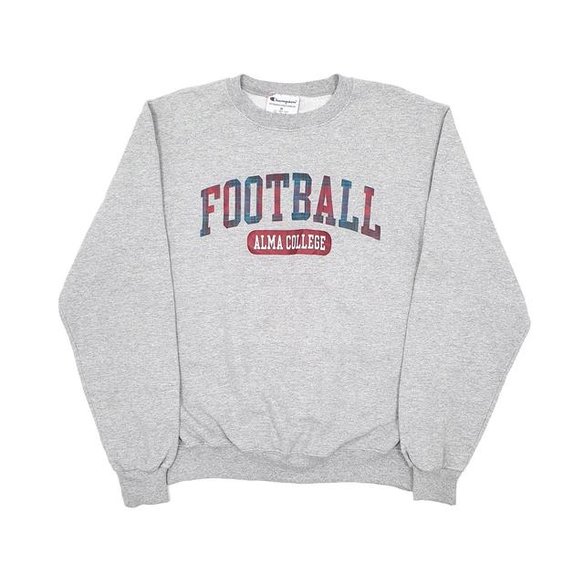 Champion Men's Jumper - Black/Grey - M on Productcaster.