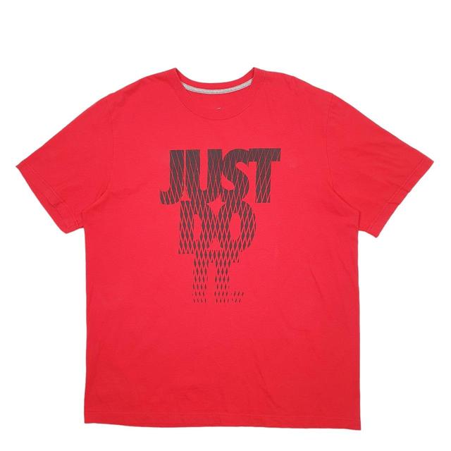 Nike Men's T-shirt - Red - XL on Productcaster.