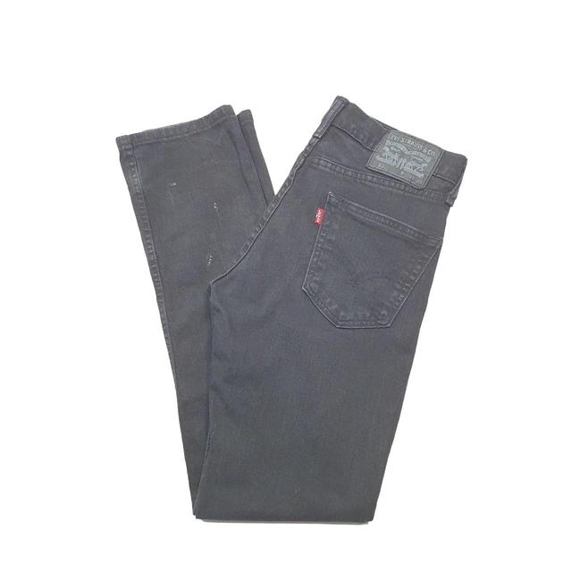 Levi's Men's Slim Jeans - Black - L on Productcaster.