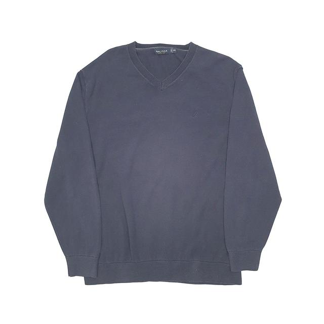 Nautica Men's Jumper - Black/Navy - XL on Productcaster.