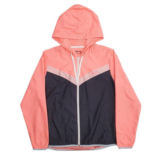 Fila Men's Polyester Coat - Pink - L on Productcaster.