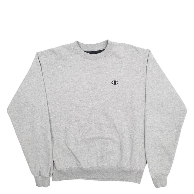 Champion Men's Jumper - Grey - M on Productcaster.