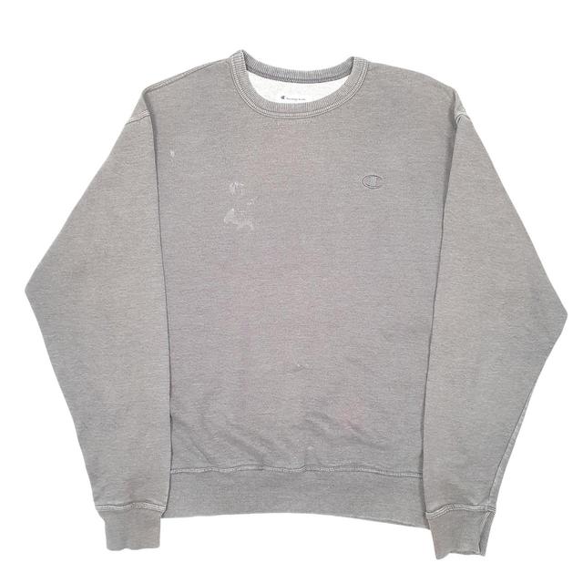 Champion Men's Jumper - Grey - L on Productcaster.