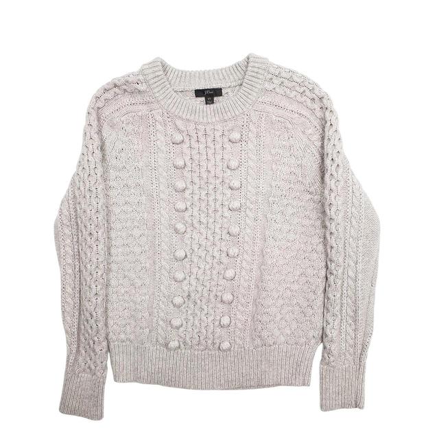 J.Crew Women's Jumper - Grey/Pink - XS on Productcaster.