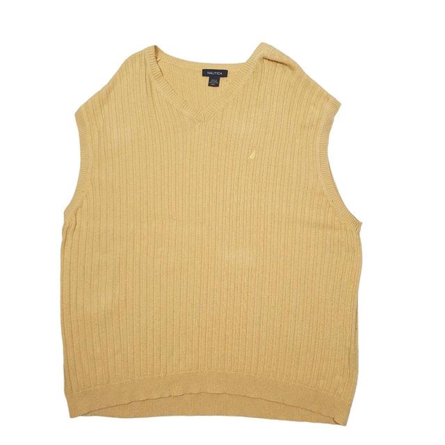 Nautica Men's Jumper - Yellow - XXL on Productcaster.