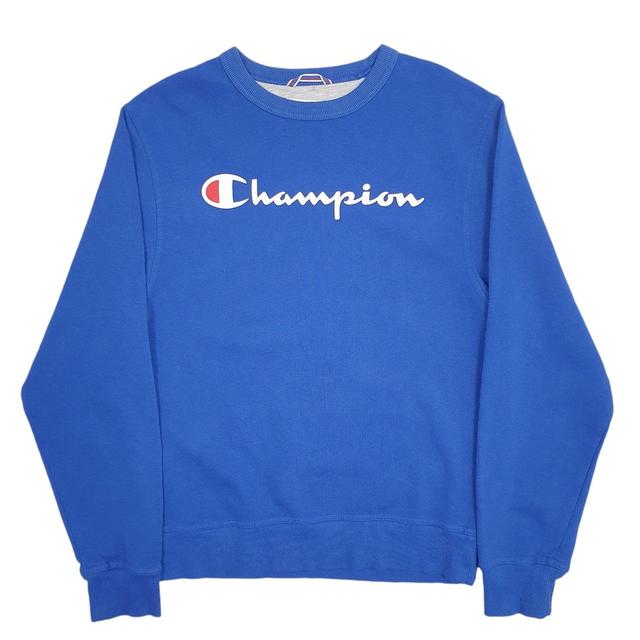 Champion Men's Jumper - Blue - S on Productcaster.