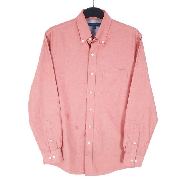 Tommy Hilfiger Men's Shirt - Pink - XS on Productcaster.