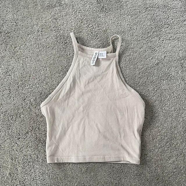 H&M Women's Crop top - Tan - XS on Productcaster.