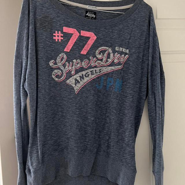 Superdry Women's T-shirt - Blue - M on Productcaster.