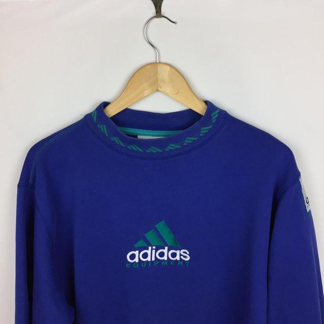 Adidas Women's Sweatshirt - Navy - M on Productcaster.