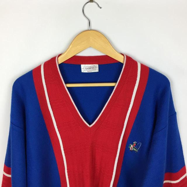 Gabicci Men's Jumper - Blue/Red - S on Productcaster.