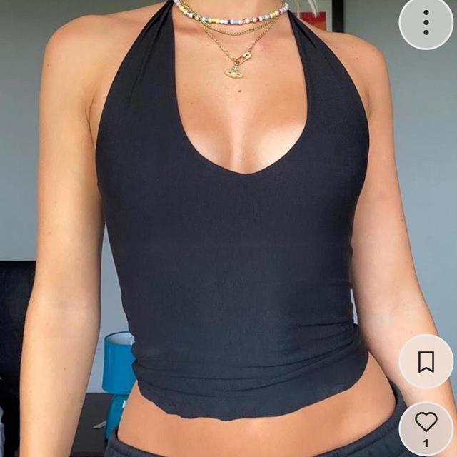 Women's Crop top - Black - 8 on Productcaster.