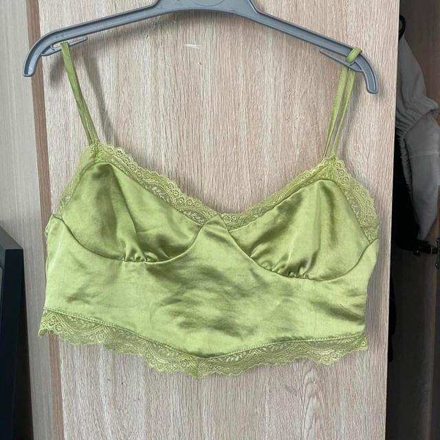 Motel Women's Crop top - Green - S on Productcaster.