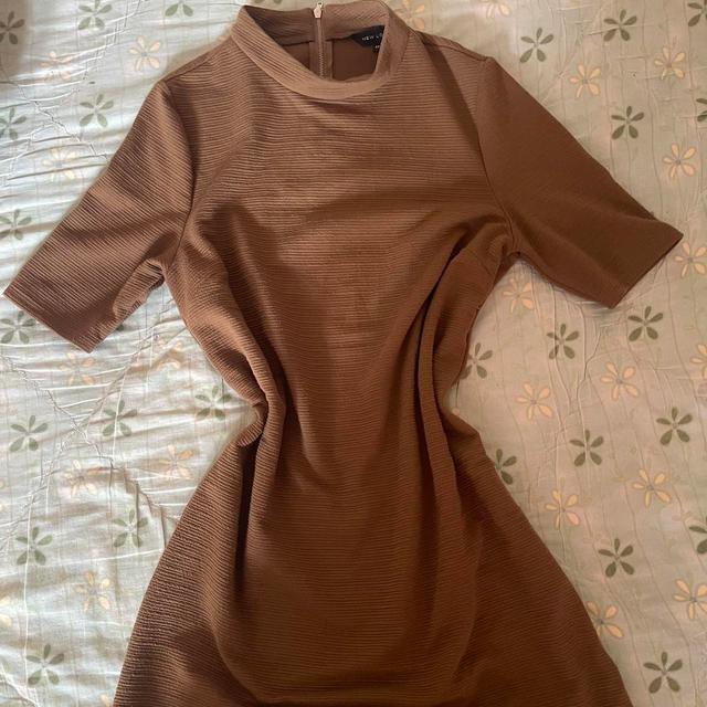 New Look Women's Pencil Dress - Brown - 12 on Productcaster.