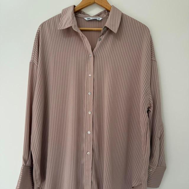 Zara Women's Shirt - Pink - XL on Productcaster.