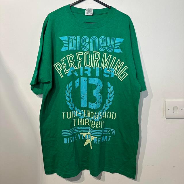 Disney Men's T-shirt - Green - L on Productcaster.