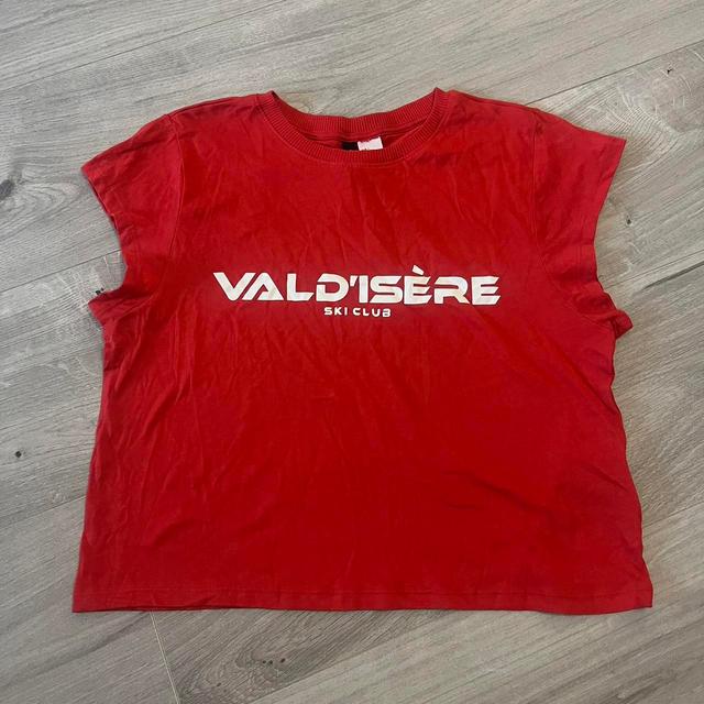 H&M Women's T-shirt - Red - 12 on Productcaster.