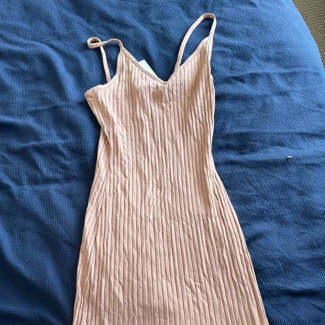 H&M Women's Bodycon Dress - Tan - S on Productcaster.