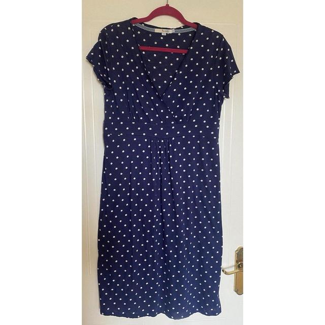 Boden Women's Dress - Navy/White - 14 on Productcaster.