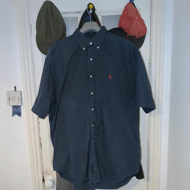 Ralph Lauren Men's Shirt - Navy - XL on Productcaster.