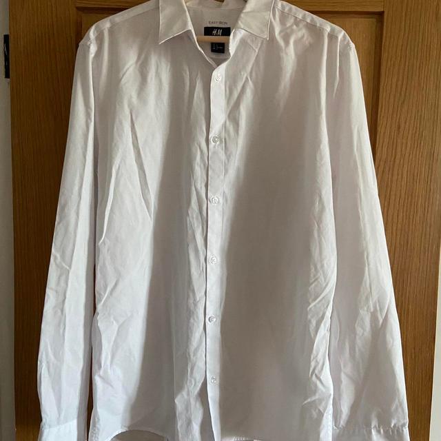 H&M Men's Shirt - White - L on Productcaster.