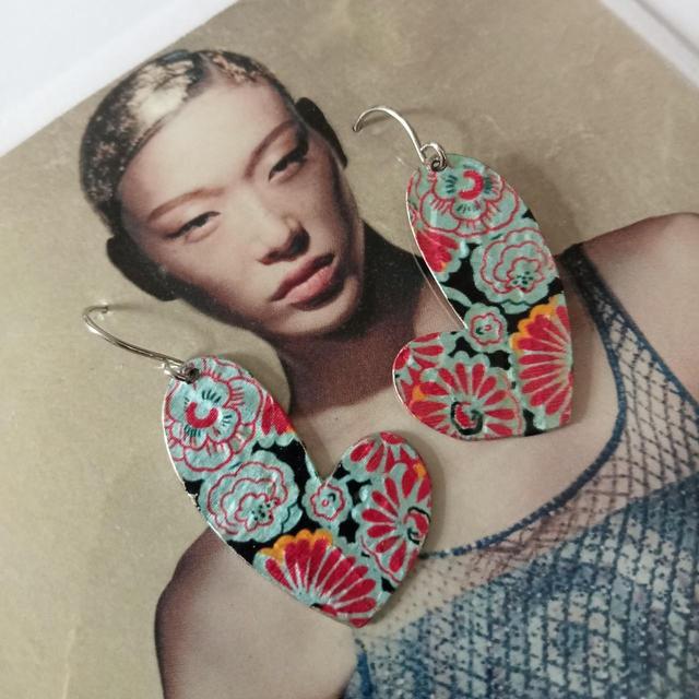 Vintage Women's Earrings - Multi on Productcaster.