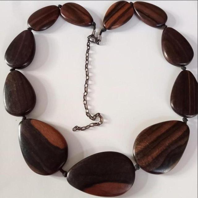 Preloved Women's Necklace - Brown on Productcaster.