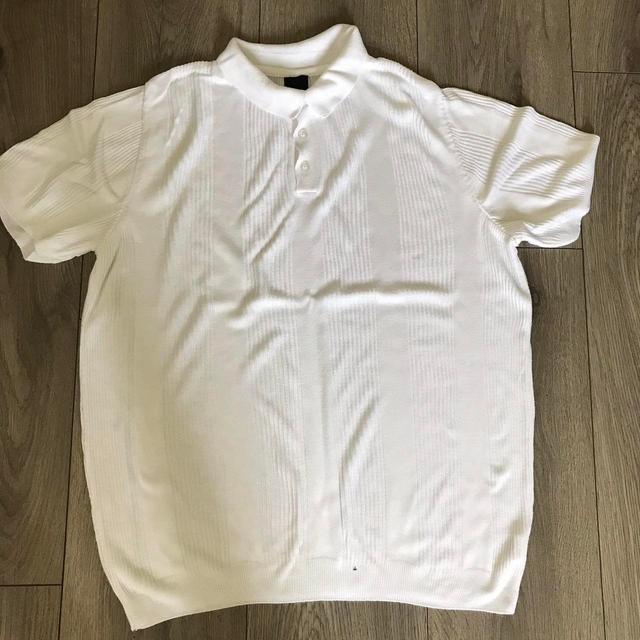 River Island Men's Polo shirt - White - S on Productcaster.