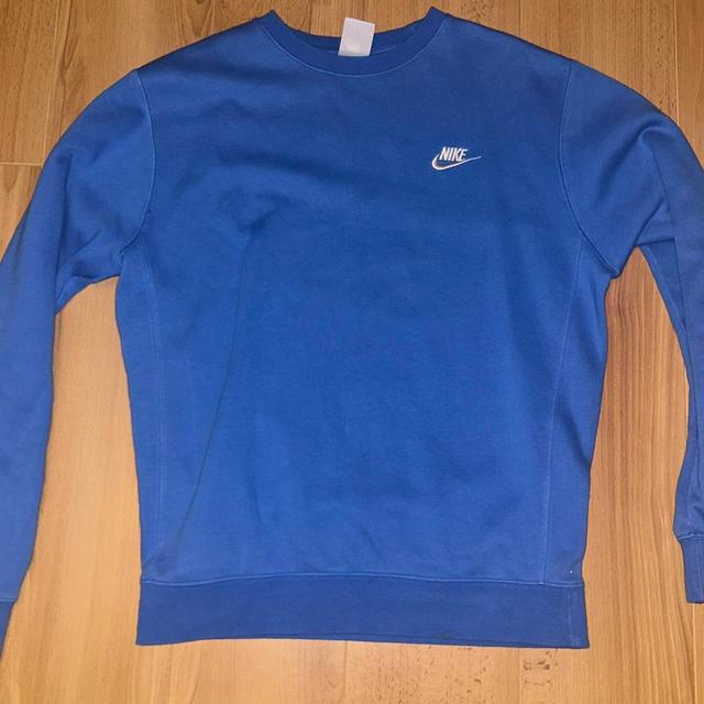 Nike Men's Jumper - Blue - XS on Productcaster.