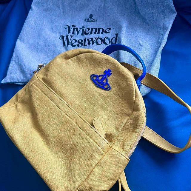 Vivienne Westwood Women's Backpacks - Yellow/Blue on Productcaster.