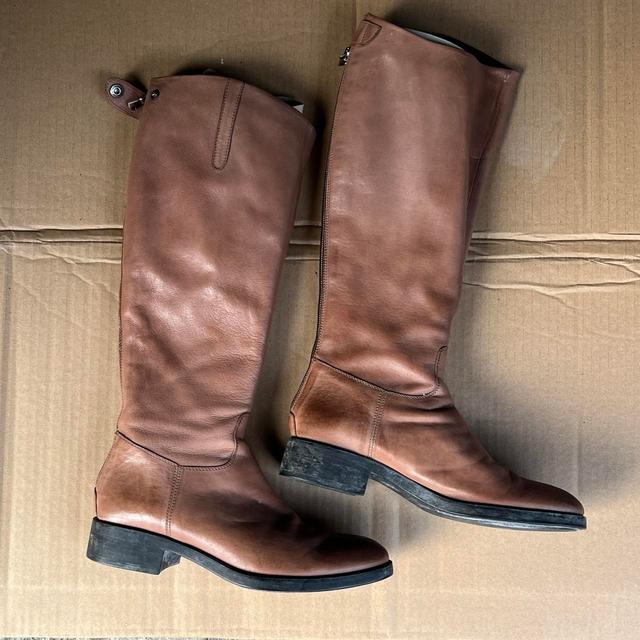 Tosca Blu Women's Knee high Boots - Brown - UK 4 on Productcaster.