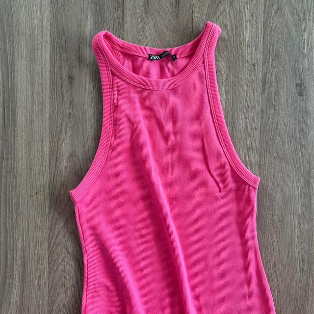 Zara Women's Dress - Pink - L on Productcaster.