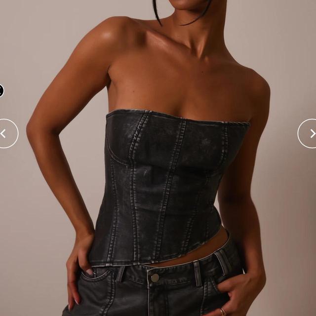 Mars The Label Women's Corset - Black/Grey - 8 on Productcaster.