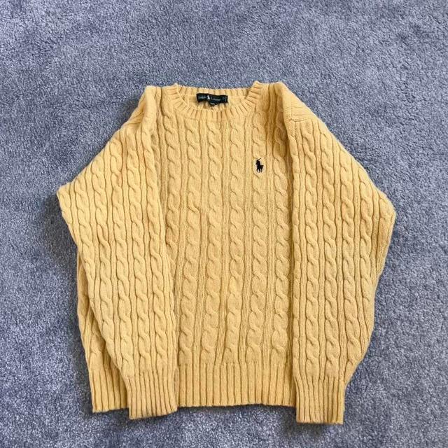 Polo Ralph Lauren Women's Jumper - Yellow - XS on Productcaster.