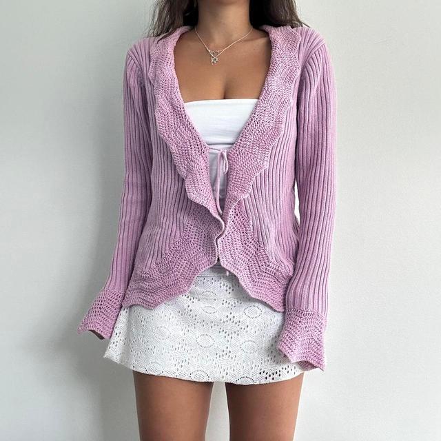 Wallis Women's Cardigan - Purple/Pink - 14 on Productcaster.