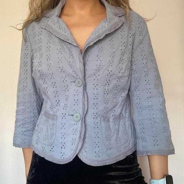 Monsoon Women's Blazer Jacket - Blue - S on Productcaster.