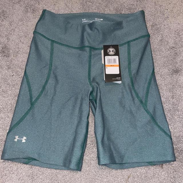 Under Armour Women's Shorts - Green - UK 8 on Productcaster.