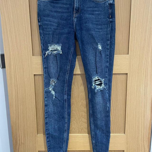 River Island Women's Ripped Jeans - Blue/Navy - UK 6 on Productcaster.