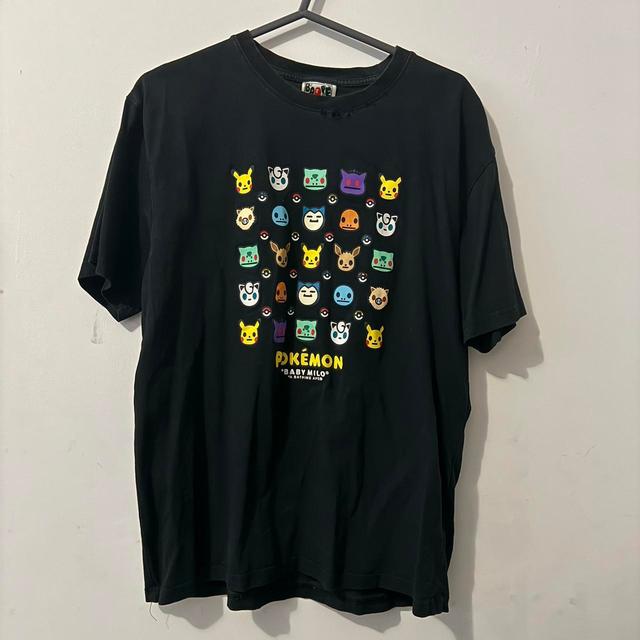 BAPE Men's T-shirt - Black - M on Productcaster.