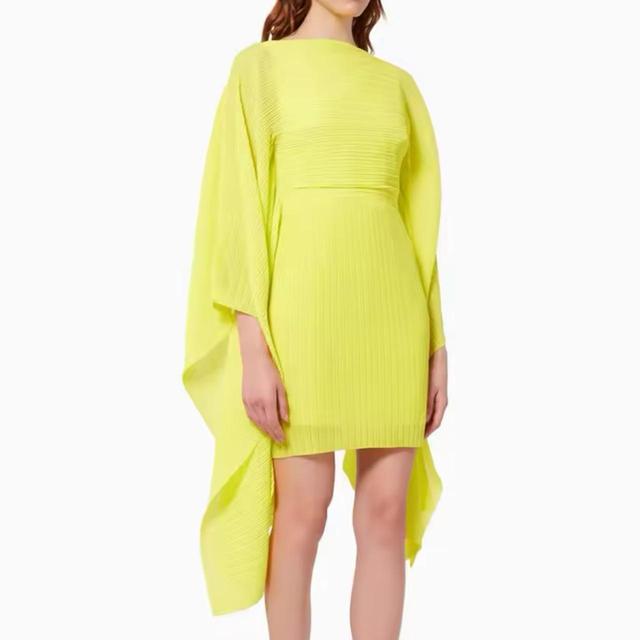 Zara Women's Dress - Green/Yellow - 8 on Productcaster.