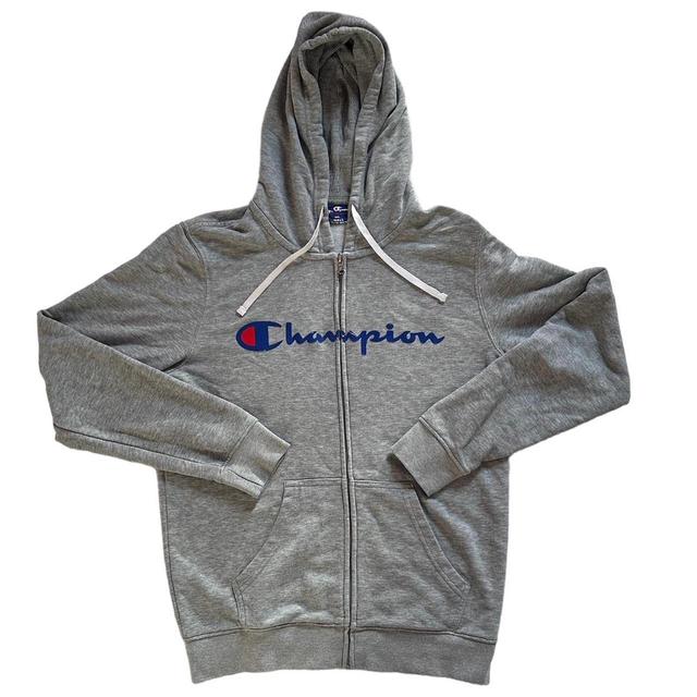 Champion Men's Hoodie - Grey - S on Productcaster.