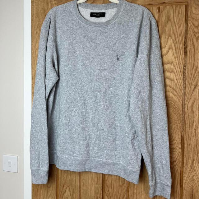 AllSaints Men's Jumper - Grey - M on Productcaster.