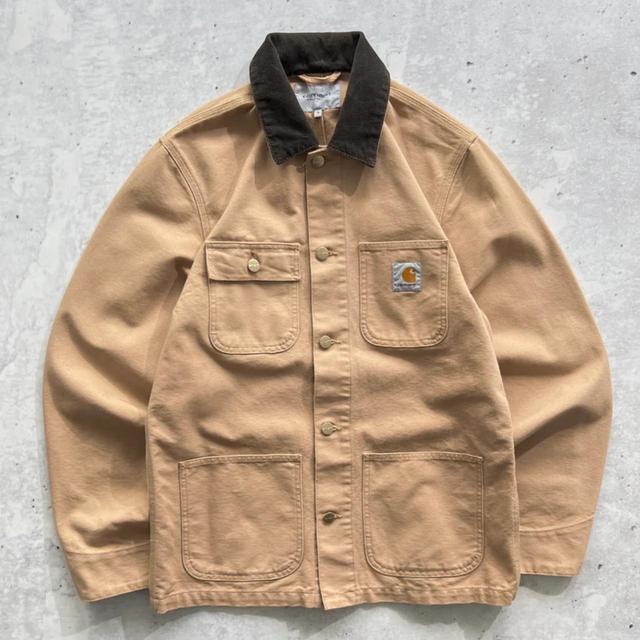 Carhartt WIP Men's Jacket - Brown/Tan - S on Productcaster.